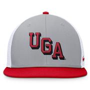 Georgia Nike Dri-Fit Pro Structured Mesh Square Bill Cap